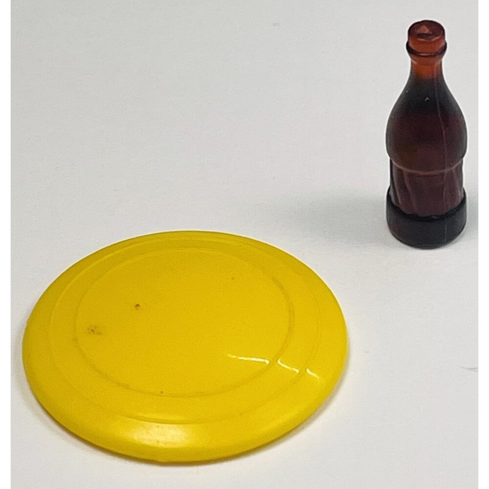 VTG 1989 MATTEL Barbie Wet 'N Wild Pool Set REPLACEMENT SODA & FRISBEE EUC
